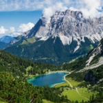 Text: mountain therapy healing expedition in high altitude wilderness
